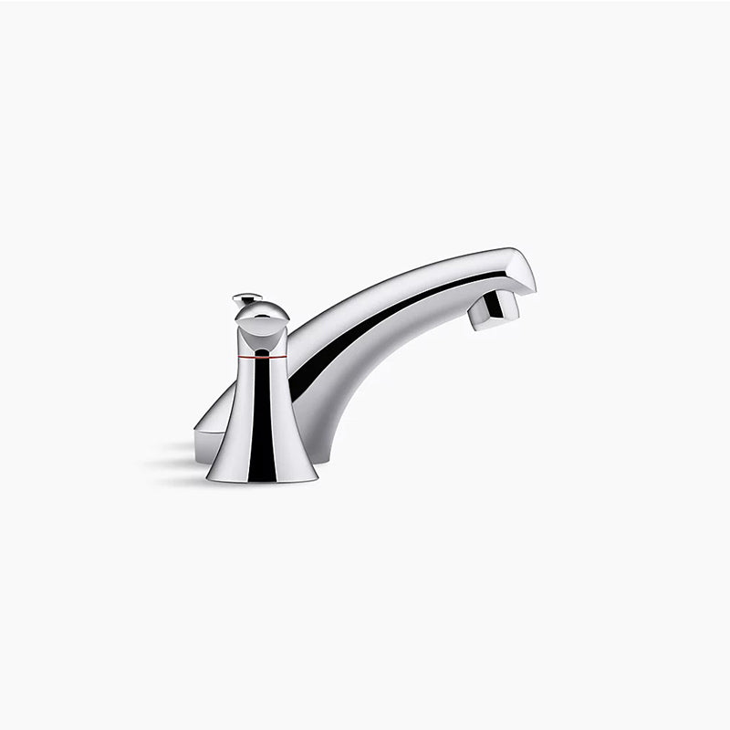 Coralais Widespread Two-Handle Bathroom Faucet in Polished Chrome