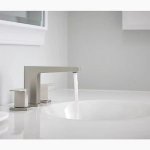 Honesty Widespread Two-Handle 1.2 gpm Bathroom Faucet in Vibrant Brushed Nickel