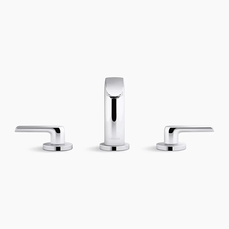 Avid Widespread Two-Handle Bathroom Faucet in Vibrant Brushed Nickel