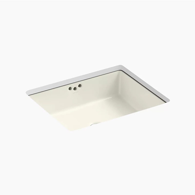 Kathryn 15.63' x 19.75' x 6.25' Vitreous China Undermount Bathroom Sink in Biscuit