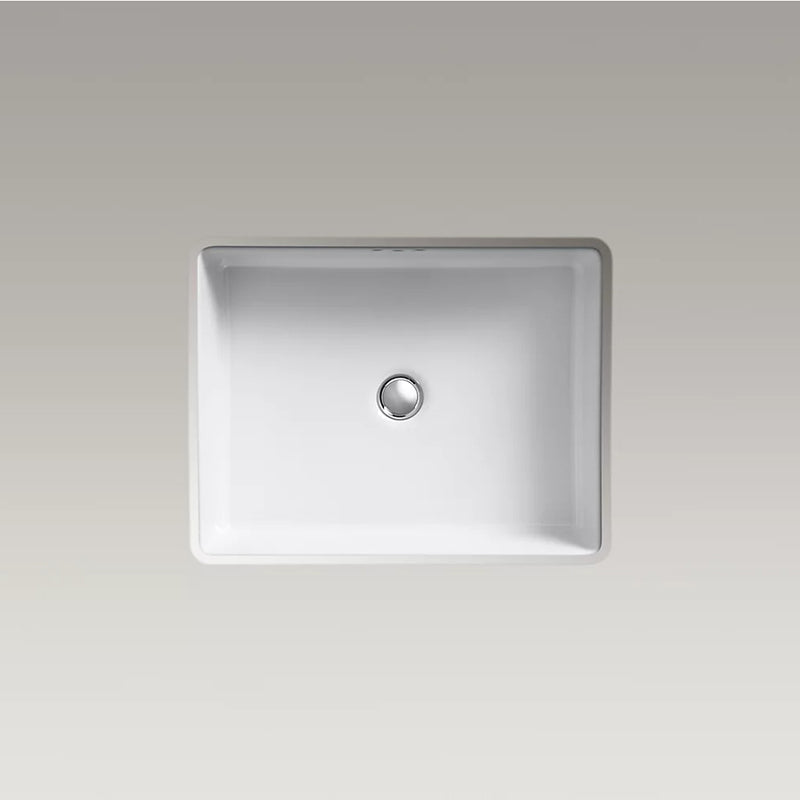 Kathryn 15.63' x 19.75' x 6.25' Vitreous China Undermount Bathroom Sink in Biscuit