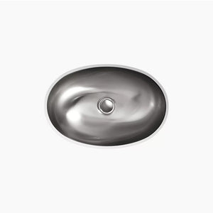 Bolero 11.75' x 16.75' x 6' Stainless Steel Dual-Mount Bathroom Sink