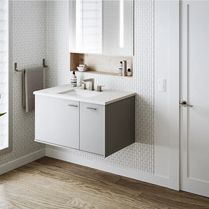 Verticyl 13.38' x 17.13' x 7.19' Vitreous China Undermount Bathroom Sink in White
