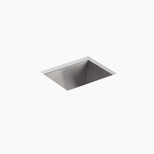 Vault 15' x 15' x 9.31' Stainless Steel Single-Basin Dual-Mount Kitchen Sink