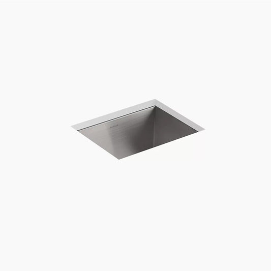 Vault 15" x 15" x 9.31" Stainless Steel Single-Basin Dual-Mount Kitchen Sink