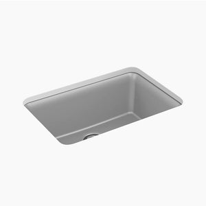Cairn 18.31' x 27.5' x 10.19' Neoroc Single-Basin Undermount Kitchen Sink in Matte Grey