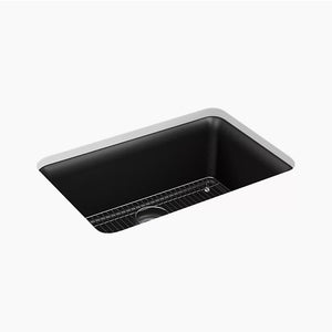 Cairn 18.31' x 27.5' x 10.19' Neoroc Single-Basin Undermount Kitchen Sink in Matte Graphite