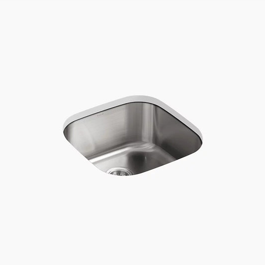 Undertone 19.63" x 19.63" x 9.75" Stainless Steel Single-Basin Undermount Kitchen Sink