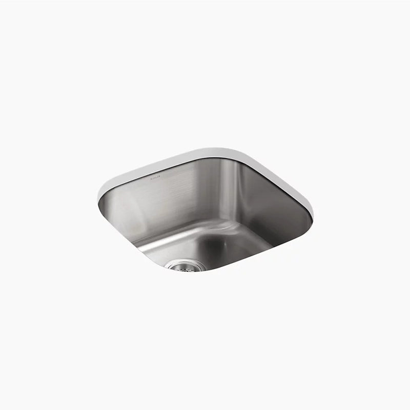 Undertone 19.63' x 19.63' x 9.75' Stainless Steel Single-Basin Undermount Kitchen Sink