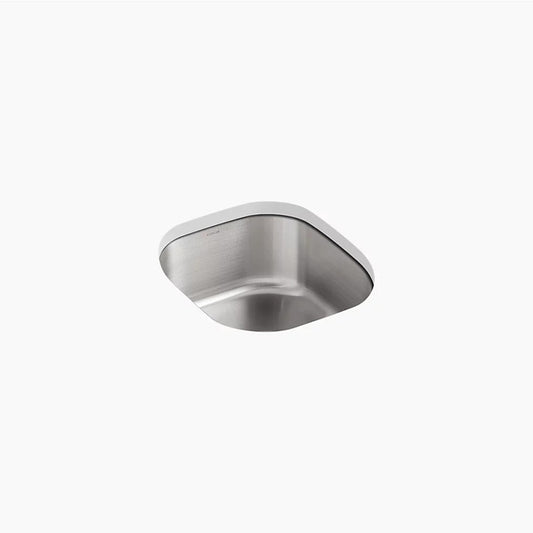 Undertone 17.13" x 15.5" x 7.63" Stainless Steel Single-Basin Undermount Kitchen Sink