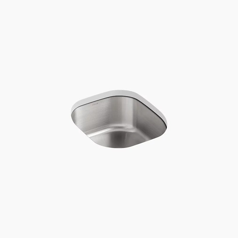 Undertone 17.13' x 15.5' x 7.63' Stainless Steel Single-Basin Undermount Kitchen Sink