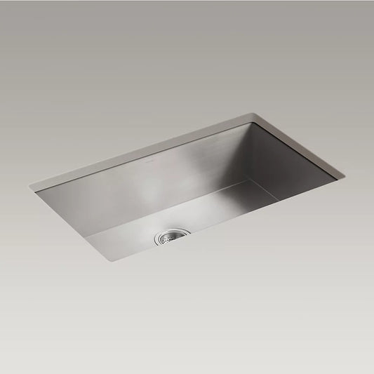 Vault 18.31" x 32" x 9.31" Stainless Steel Single-Basin Undermount Kitchen Sink