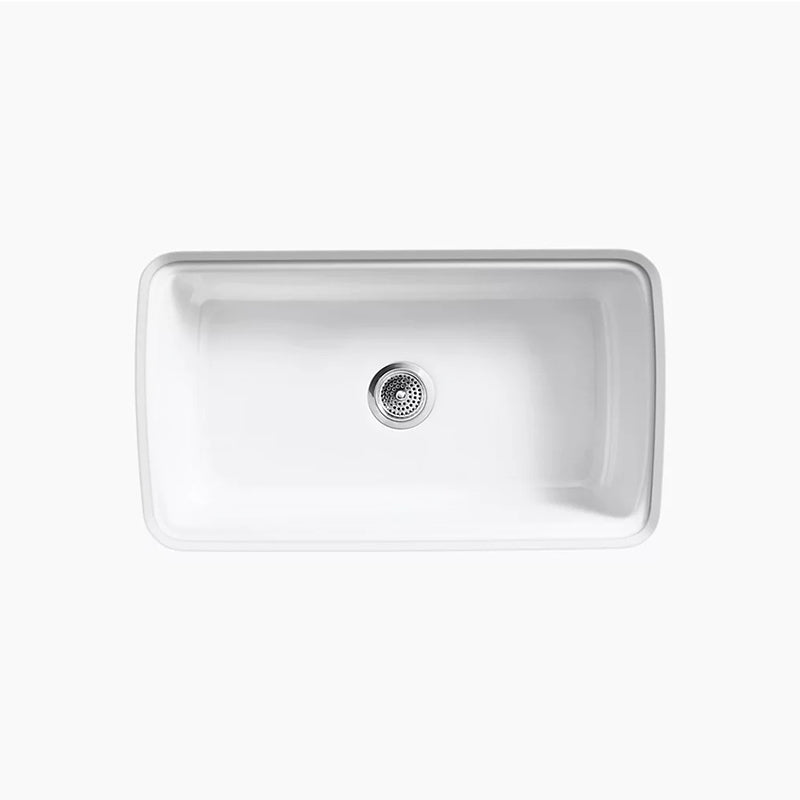 Cape Dory 22' x 33' x 9.63' Enameled Cast Iron Single-Basin Undermount Kitchen Sink in Black Black