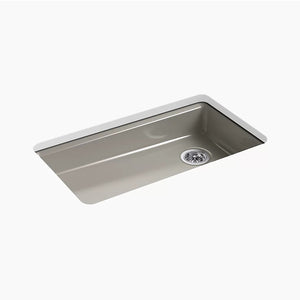 Riverby 22' x 33' x 5.88' Enameled Cast Iron Single-Basin Undermount Kitchen Sink in Cashmere