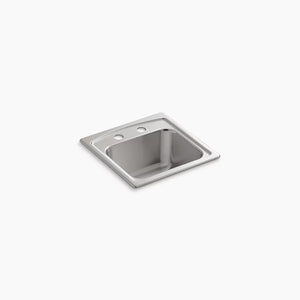 Toccata 15' x 15' x 7.69' Stainless Steel Single-Basin Drop-In Kitchen Sink - 3 Faucet Holes