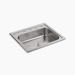 Toccata 22' x 25' x 6' Stainless Steel Single-Basin Drop-In Kitchen Sink