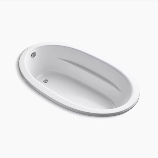 Sunward 72" x 42" x 21" Drop-In Bathtub in White