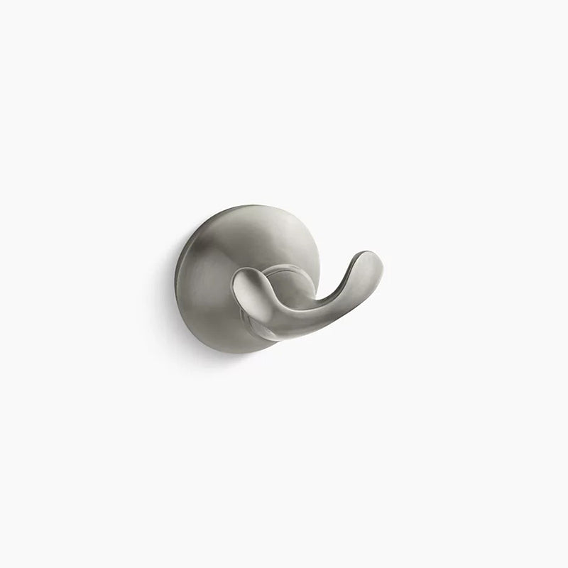 Forte 2.63' Double Robe Hook in Vibrant Brushed Nickel