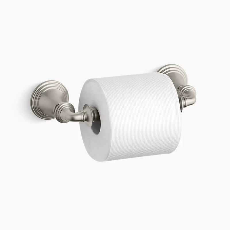 Devonshire 10' Toilet Paper Holder in Vibrant Brushed Nickel