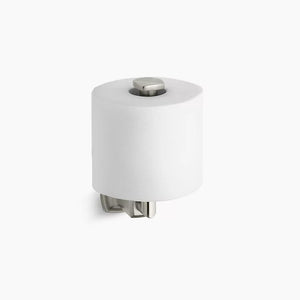 Margaux 3' Toilet Paper Holder in Vibrant Brushed Nickel
