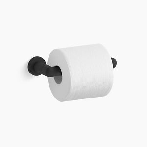Kumin 8.25' Toilet Paper Holder in Matte Black