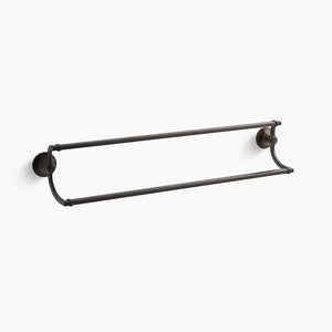 Bancroft 26.25' Double Towel Bar in Oil-Rubbed Bronze