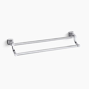Margaux 24' Double Towel Bar in Polished Chrome
