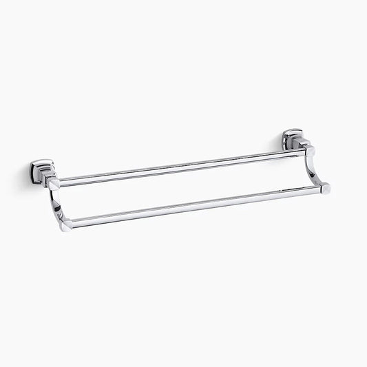 Margaux 24" Double Towel Bar in Polished Chrome