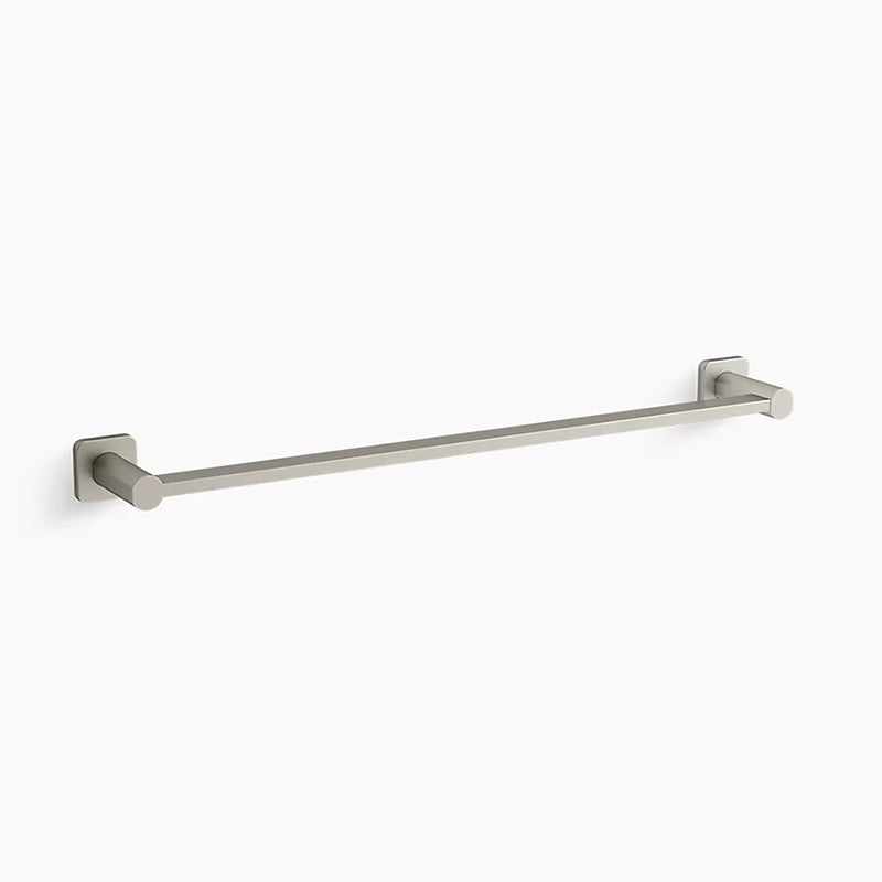 30 inch brushed nickel best sale towel bar