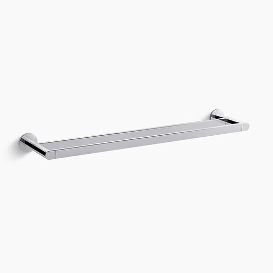 Composed 24" Double Towel Bar in Polished Chrome