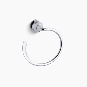 Forte 7.75' Towel Ring in Polished Chrome