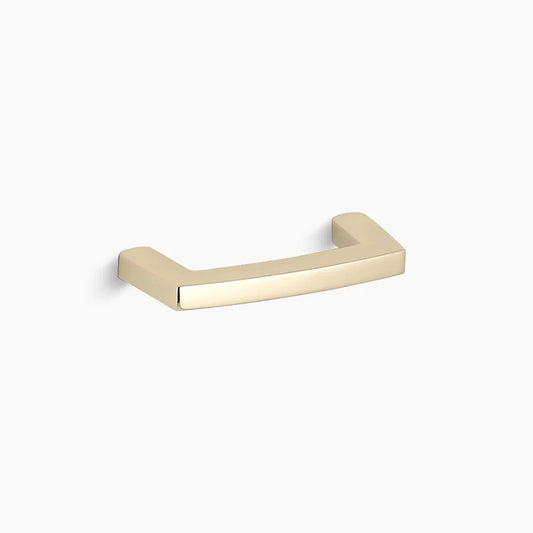 Margaux 3.5" Drawer Pull in Vibrant French Gold