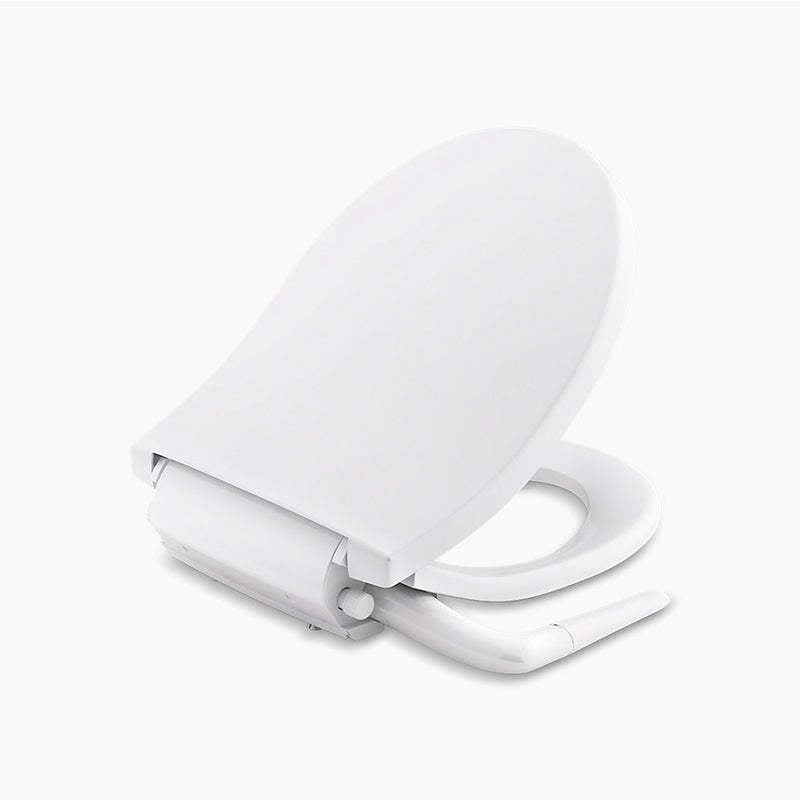 Puretide Quiet-Close Round Bidet Seat in Biscuit