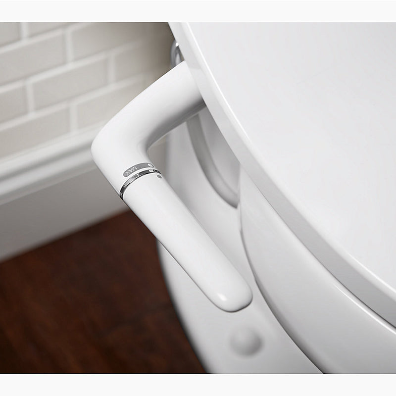 Puretide Quiet-Close Round Bidet Seat in Biscuit