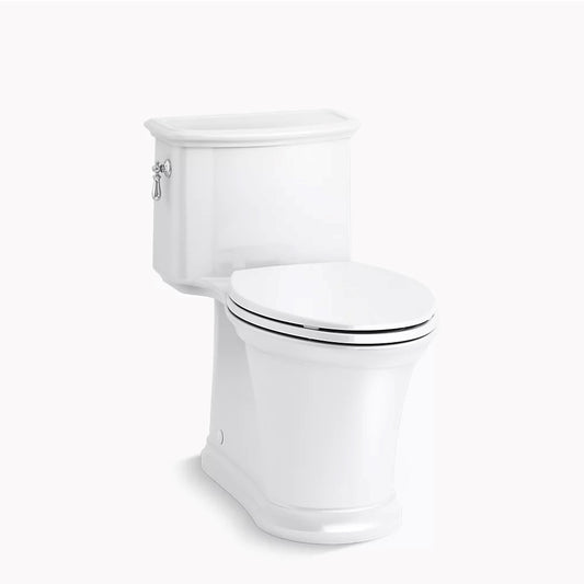 Harken Elongated 1.28 gpf One-Piece Toilet in White