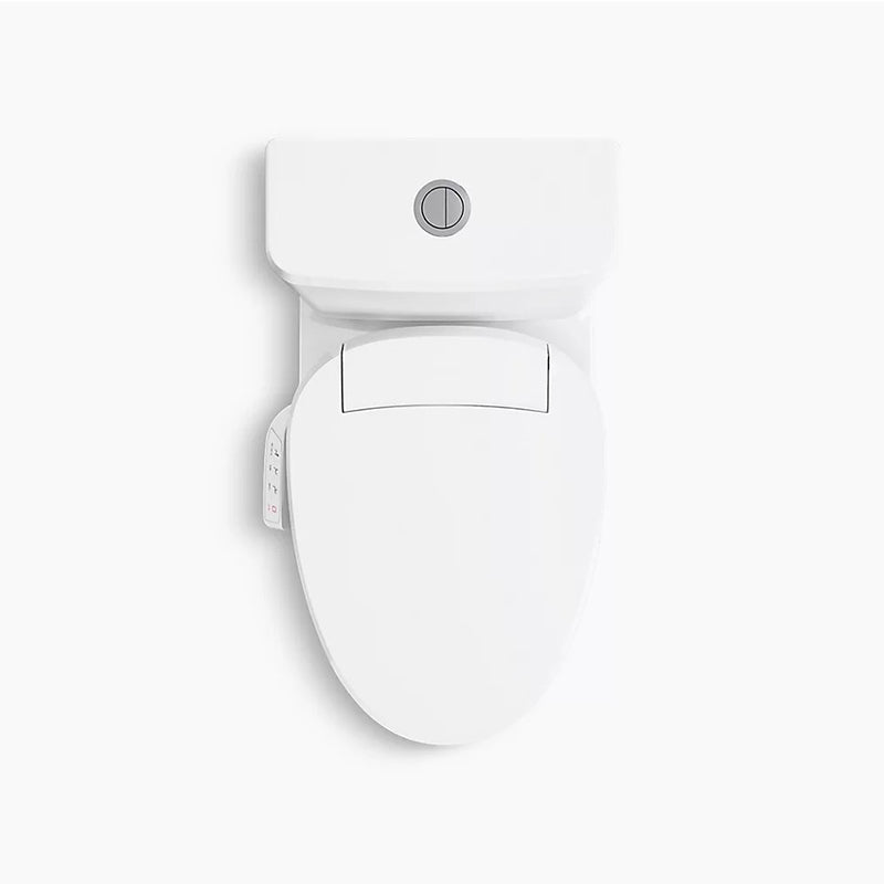 Reach Curv Elongated 1.28 gpf One-Piece Toilet in White