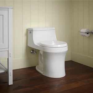 San Souci Round 1.28 gpf One-Piece Toilet in Ice Grey