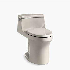 San Souci Comfort Height Elongated 1.28 gpf One-Piece Toilet in Sandbar