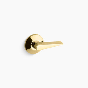 San Souci Left Hand Trip Lever in Vibrant Polished Brass