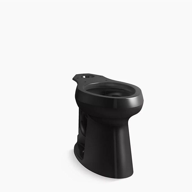 Highline Tall Elongated Toilet Bowl in Black Black