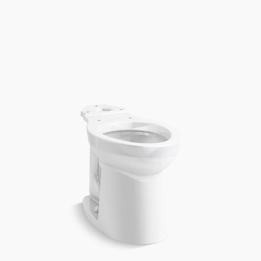 Kingston Comfort Height Elongated Toilet Bowl in White with Antimicrobial Finish