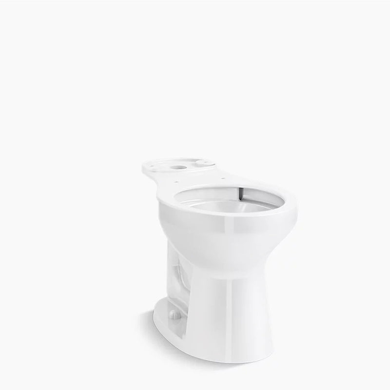 Cimarron Comfort Height Round Toilet Bowl in White