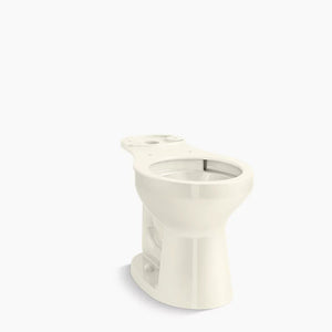 Cimarron Comfort Height Round Toilet Bowl in Biscuit