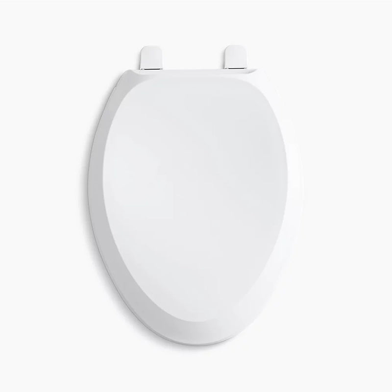 French Curve Quiet-Close Elongated Toilet Seat in Ice Grey