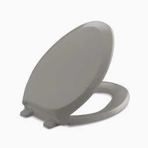 French Curve Quiet-Close Elongated Toilet Seat in Cashmere