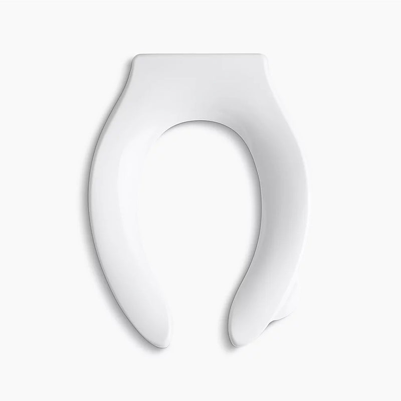 Stronghold Quiet-Close Elongated Toilet Seat in White