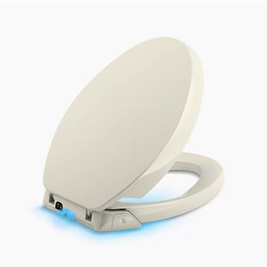 Purefresh Elongated Toilet Seat in Biscuit