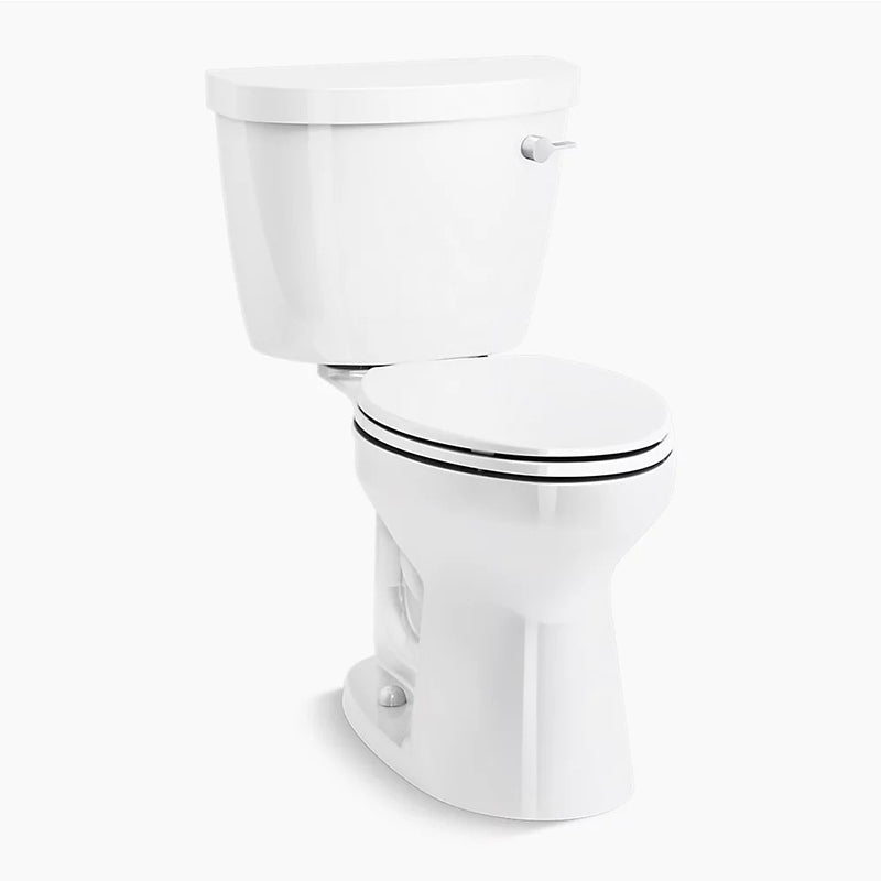 Cimarron Comfort Height Elongated 1.28 gpf Two-Piece Toilet in White
