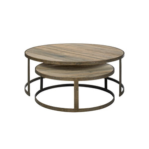 Abrelle Round Nesting Tables (Set of 2)
