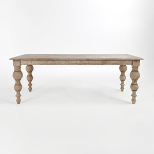 Blair 83' Natural Beige Dining Table